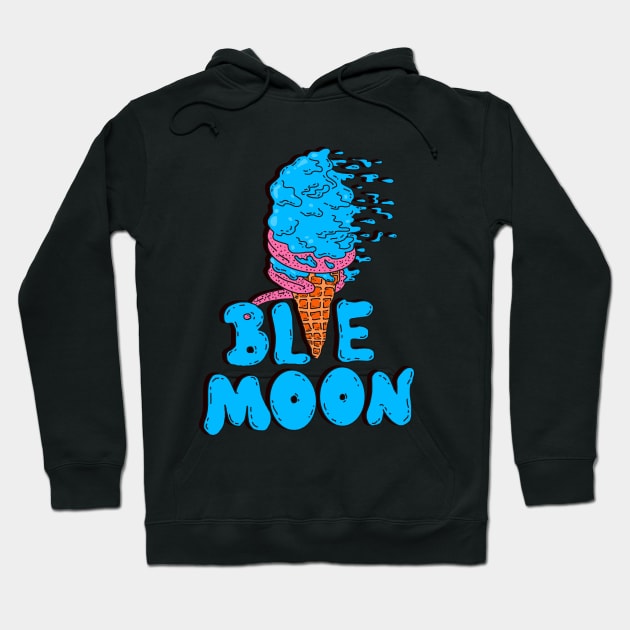 Blue moon icecream Hoodie by Angsty-angst